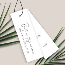Modern Logo Product Price Hang Tag Card