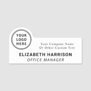 Modern Logo Professional Name Tag