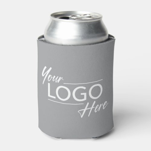 Modern Logo Promotional Grey Can Cooler