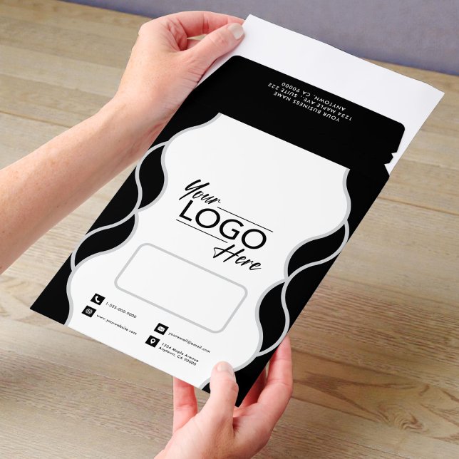 Modern Logo QR Code Promotional Business Envelope Mailers (Modern Logo QR Code Promotional Business Envelope Mailers)