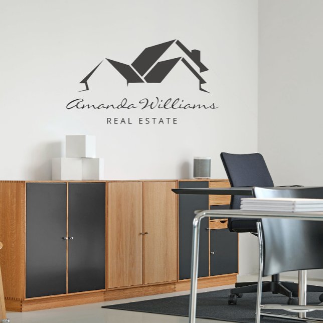 Modern Logo Real Estate Professional  Wall Decal (Creator Uploaded)