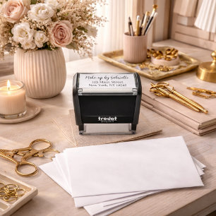 Modern Logo Script Self-inking Stamp