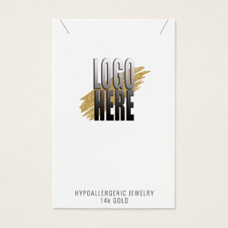 Modern Logo Social Media Necklace Display Cards