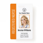 Modern Logo Template Employee Photo Name Nurse ID