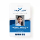 Modern Logo Template Employee Photo Name Nurse ID