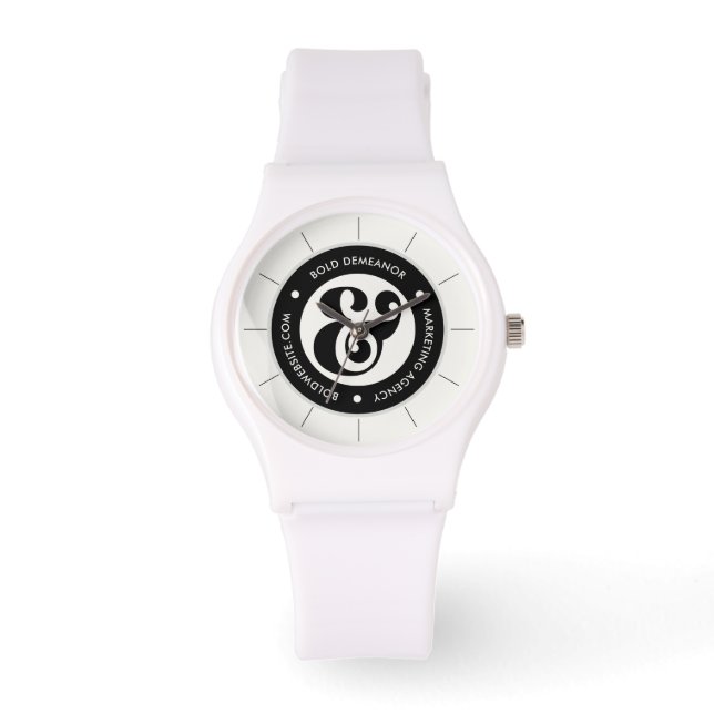 Modern Logo Watch Business Office Gifts (Front)