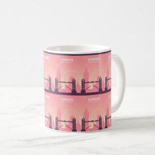 Modern London Skyline Art Coffee Mug