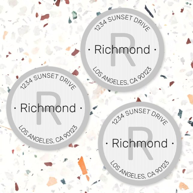 Modern look | Return Address or other info Labels (Creator Uploaded)