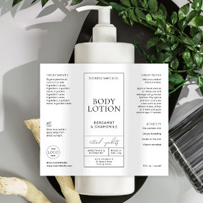 Modern Lotion Body Wash 8 OZ Cosmo Bottle Label