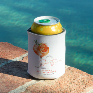 Modern Love At First Spritz Bridal Shower Can Cooler