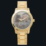 Modern Love Custom Wedding Photo Couples Monogram Watch<br><div class="desc">Celebrate your love story in a timeless way with the Modern Love Custom Wedding Photo Couples Monogram Watch — a beautifully personalized timepiece designed to honor your most meaningful moments. This elegant watch showcases your favorite couple photo paired with a clean, modern monogram, creating a one-of-a-kind accessory that’s both sentimental...</div>