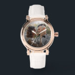 Modern Love Custom Wedding Photo Couples Newlyweds Watch<br><div class="desc">Celebrate your love story in a timeless way with the Modern Love Custom Wedding Photo Couples Watch — a beautifully personalized timepiece designed to honor your most meaningful moments. This elegant watch showcases your favorite couple photo paired with a clean, modern monogram, creating a one-of-a-kind accessory that’s both sentimental and...</div>