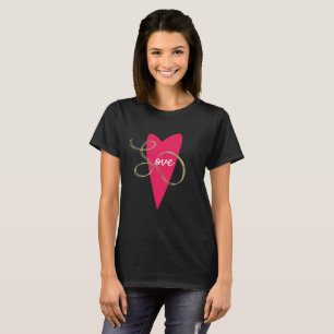 Modern Love Gold Foil Heart T-Shirt