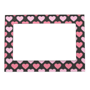Modern Love Heart Pattern Magnetic Frame
