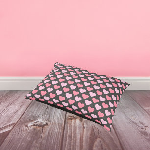 Modern Love Heart Pattern Pet Bed