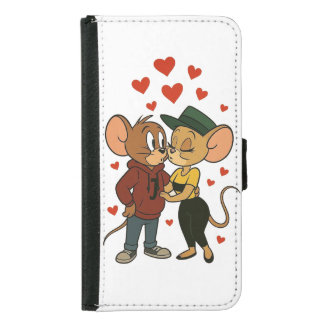 Modern Love: Jerry’s Sweet Kiss Samsung Galaxy S5 Wallet Case