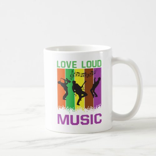 Modern Love Loud Music Country Techno Coffee Mug