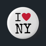 Modern Love New York Custom Name Button<br><div class="desc">Modern love New York button. Add a custom touch by adding any state abbreviation for a special gift.</div>