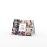 Modern Love & Thanks 7-Photo Funeral/Bereavement Thank You Card Modern Love & Thanks 7-Photo Funeral/Bereavement Thank You Card