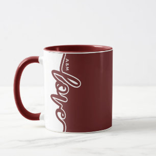 Modern LOVE Valentine's Day Custom Photos Mug
