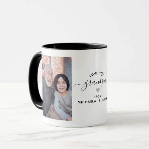 Modern Love You GrandpaGrampyOther 2_Photo Mug