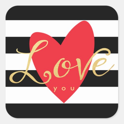 Modern Love You Stickers