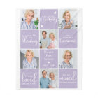 Modern LOVING MEMORY 6 Multi Photo Memorial Poem