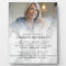 Modern Loving Memory Marble Photo & Quote Plaque