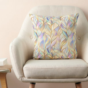 Modern Luxe Abstract Pattern Throw Pillow