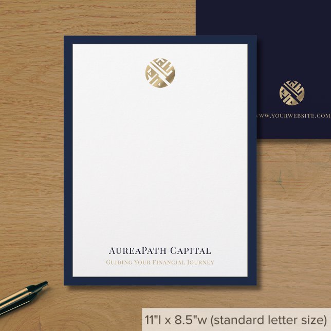 Modern Luxe Business Letterhead (Creator Uploaded)