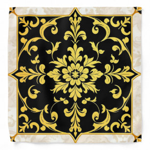 Modern Luxury Elegant Floral Collection Bandana
