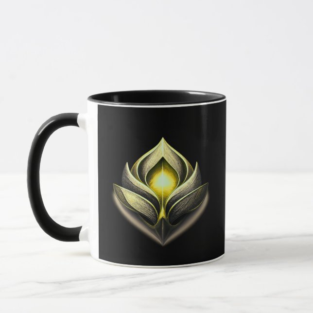Modern Luxury Emblem | Clean Abstract Design Mug (Left)