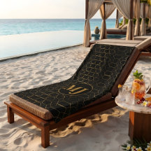 Modern Luxury Gold Monogram Personalized