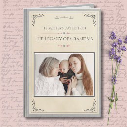 Modern Luxury Grandmother Storybook Mother's Day Card