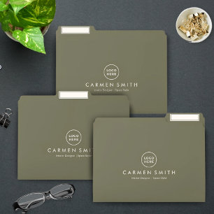 Modern Luxury Interior Designer Custom File Folder