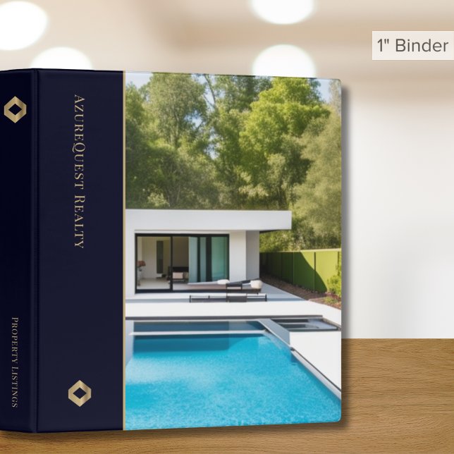 Modern Luxury Logo 3 Ring Binder (Creator Uploaded)