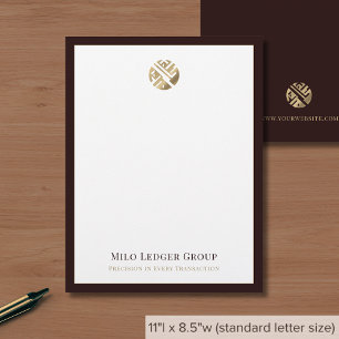 Modern Luxury Logo Letterhead