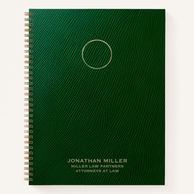 Modern Luxury Logo Notebook (Front)