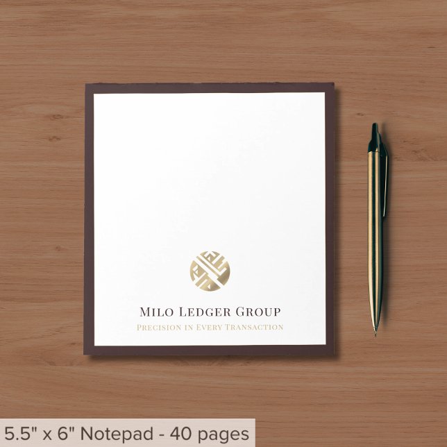 Modern Luxury Logo Notepad (Creator Uploaded)