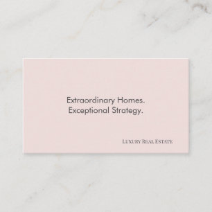 Modern Luxury Real Estate business   Bespoke Home  Business Card