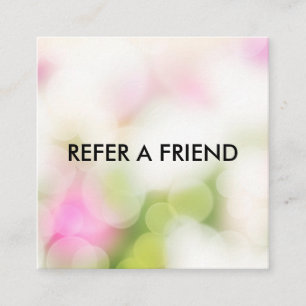 Modern Luxury Refer a Friend Card for Salon & Spa