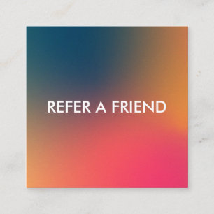 Modern Luxury Refer a Friend Card for Salon & Spa