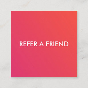 Modern Luxury Refer a Friend Card for Salon & Spa