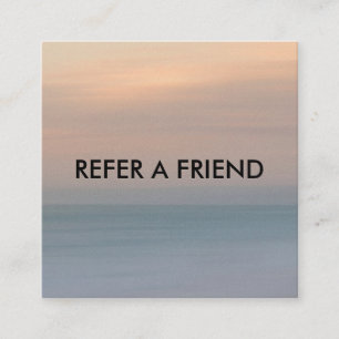 Modern Luxury Refer a Friend Card for Salon & Spa