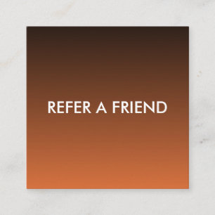 Modern Luxury Refer a Friend Card for Salon & Spa