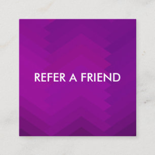 Modern Luxury Refer a Friend Card for Salon & Spa