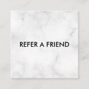 Modern Luxury Refer a Friend Card for Salon & Spa