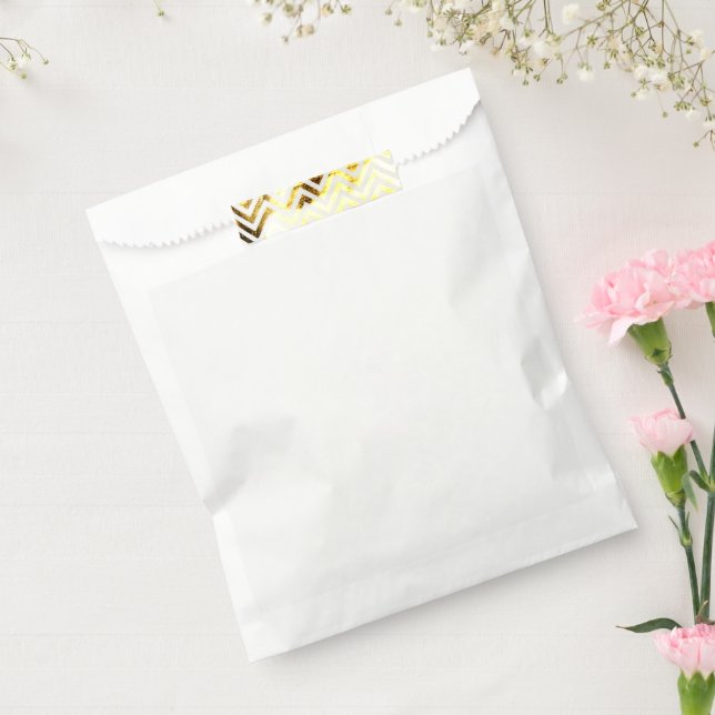 Modern Luxury Wedding Personalization Favor Bag (Sealed)