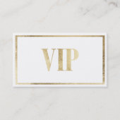 Modern luxury white gold VIP card club member (Front)