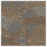 Modern Luxury White Leopard Elegant Collection Fabric